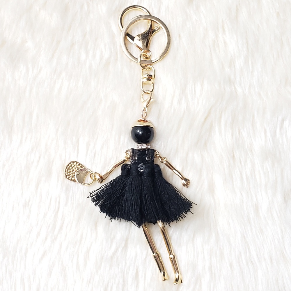 ⤵⤵New Tassel Cute Doll Handbag Keychain Keycharm - Picture 2 of 3